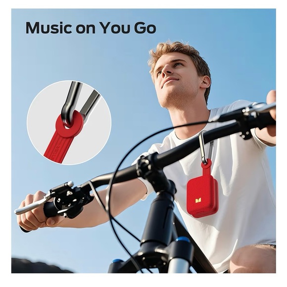 Atomic Atom Red Portable Bluetooth Speaker - Picture 5 of 13